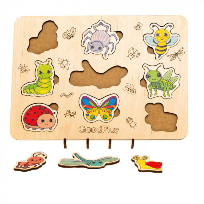 Розвивальні іграшки - Пазл-сортер Good Play Комахи (PS-4-020)#2