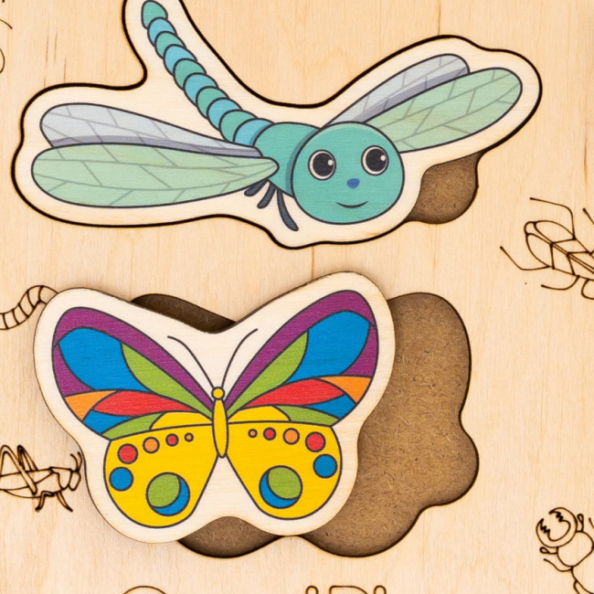 Розвивальні іграшки - Пазл-сортер Good Play Комахи (PS-4-020)#3