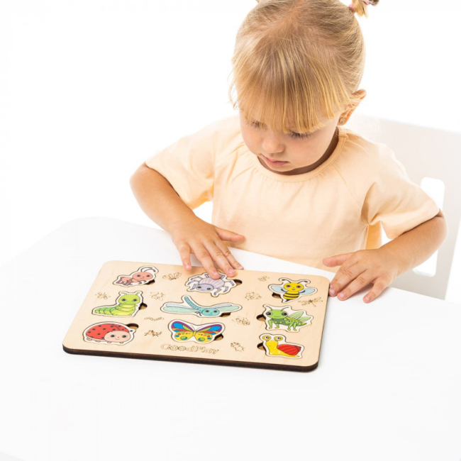 Розвивальні іграшки - Пазл-сортер Good Play Комахи (PS-4-020)#4