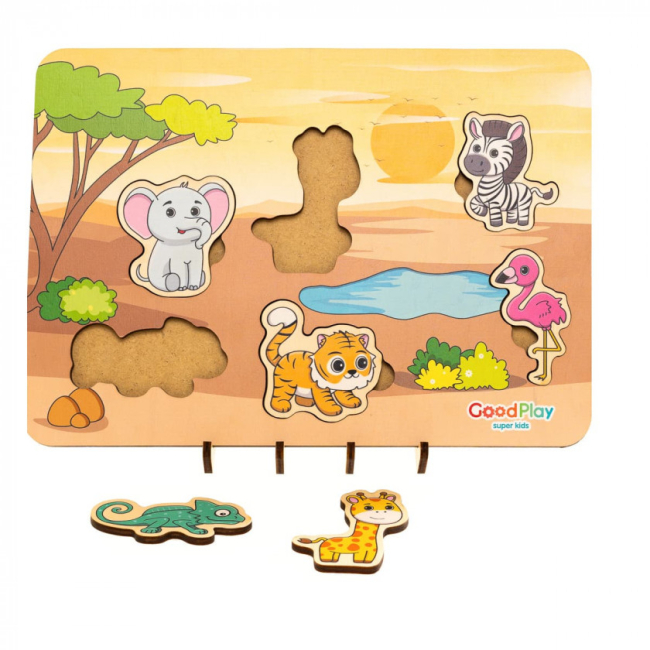 Розвивальні іграшки - Пазл-сортер Good Play Тропіки (PS-4-022)#2