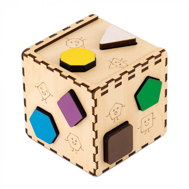 Развивающие игрушки - Кубик-сортер Good Play Веселая фигурка (CUB-4-001)#2