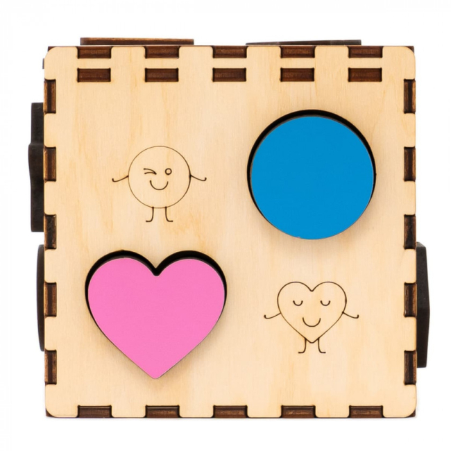 Развивающие игрушки - Кубик-сортер Good Play Веселая фигурка (CUB-4-001)#4