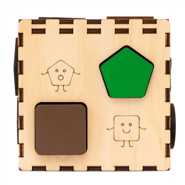 Развивающие игрушки - Кубик-сортер Good Play Веселая фигурка (CUB-4-001)#6