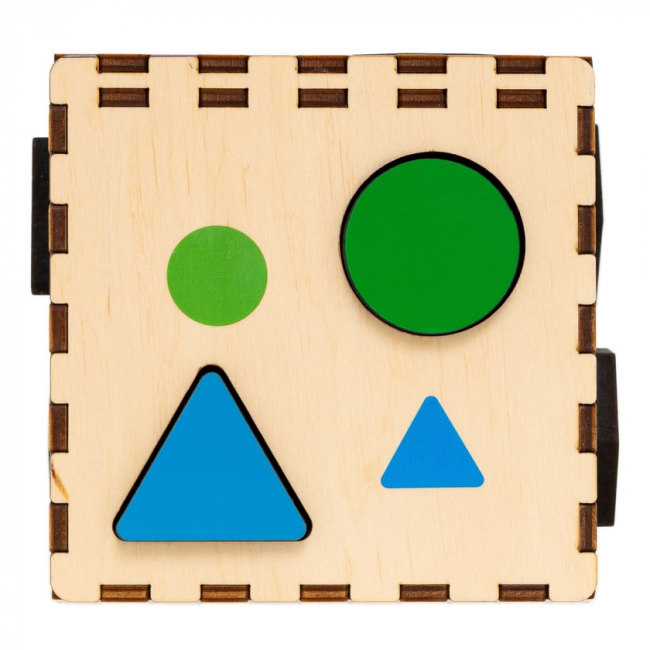 Розвивальні іграшки - Кубик-сортер Good Play Кольорова фігурка (CUB-4-002)#4