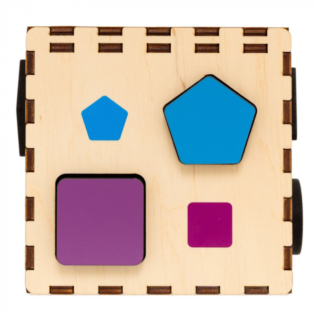 Розвивальні іграшки - Кубик-сортер Good Play Кольорова фігурка (CUB-4-002)#6