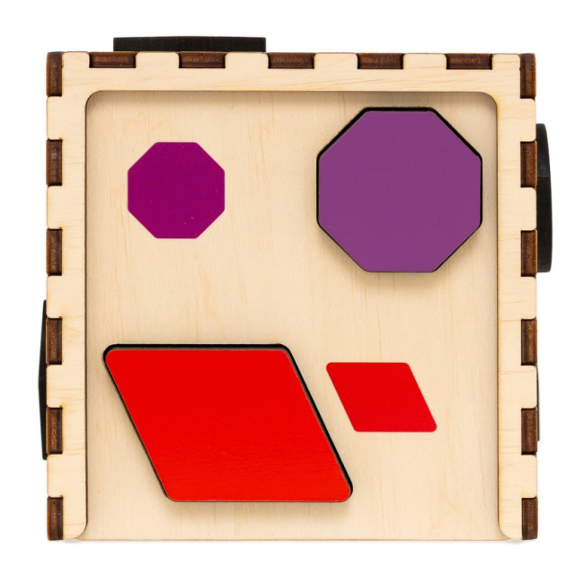 Розвивальні іграшки - Кубик-сортер Good Play Кольорова фігурка (CUB-4-002)#7