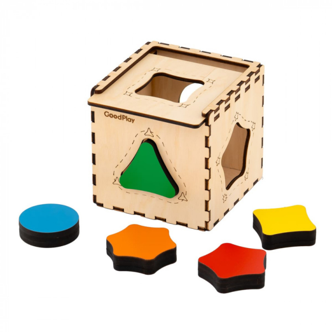 Развивающие игрушки - Кубик-сортер Good Play (CUB-4-004)#8