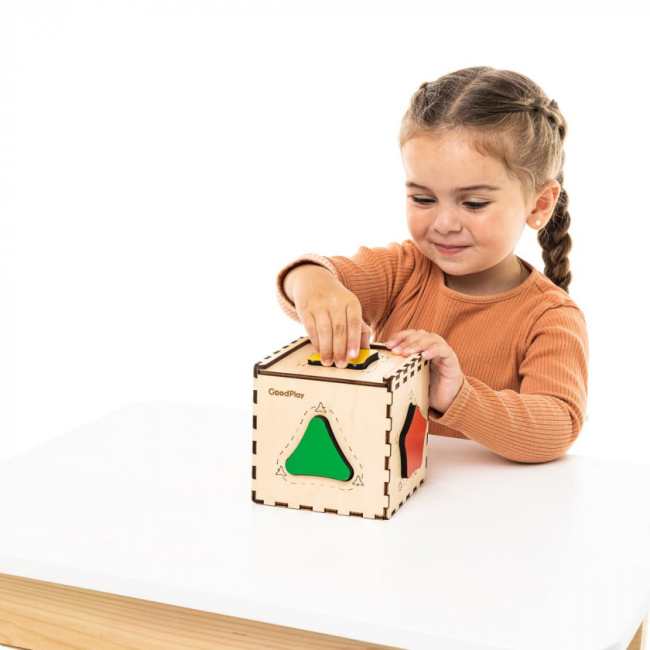 Развивающие игрушки - Кубик-сортер Good Play (CUB-4-004)#9