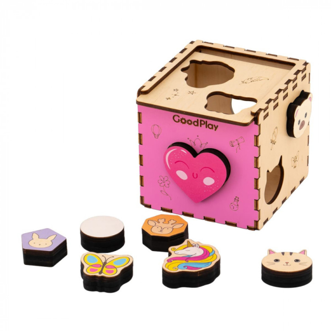 Развивающие игрушки - Кубик-сортер Good Play Сказочный мир (CUB-4-005)#8