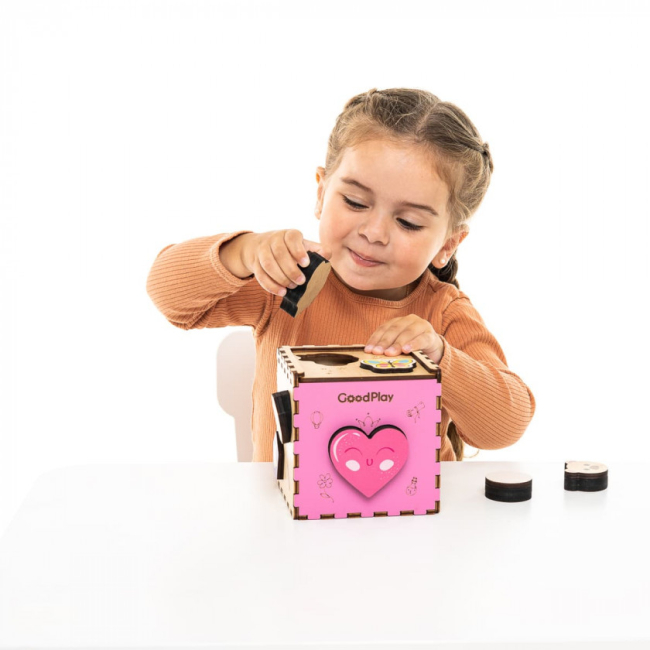 Развивающие игрушки - Кубик-сортер Good Play Сказочный мир (CUB-4-005)#9