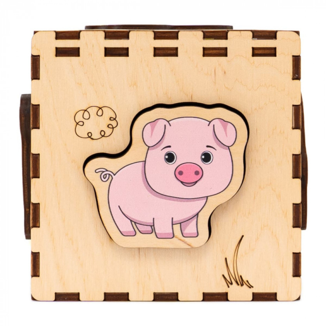 Развивающие игрушки - Кубик-сортер Good Play Ферма (CUB-4-007)#4