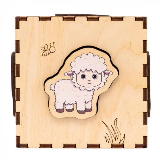 Развивающие игрушки - Кубик-сортер Good Play Ферма (CUB-4-007)#5