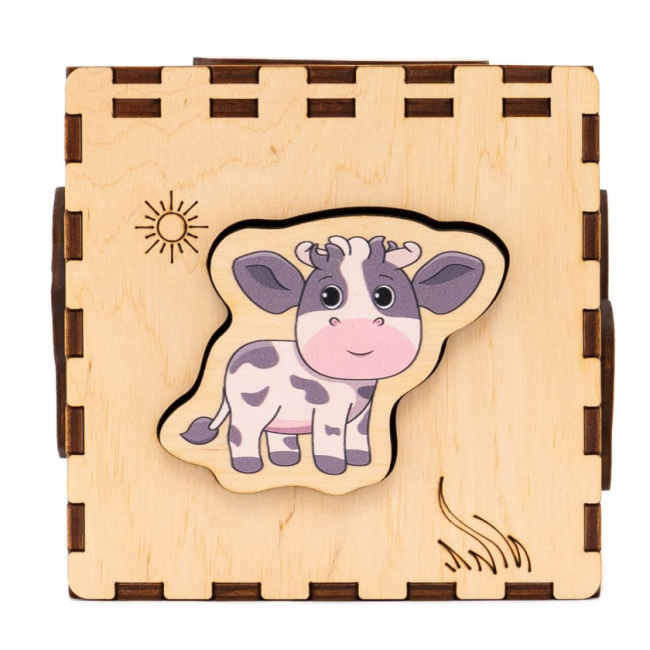 Развивающие игрушки - Кубик-сортер Good Play Ферма (CUB-4-007)#6