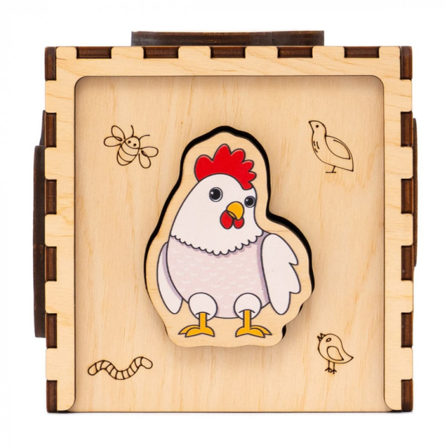 Развивающие игрушки - Кубик-сортер Good Play Ферма (CUB-4-007)#7