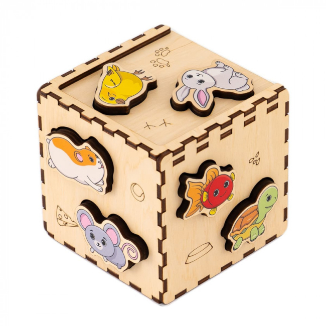 Развивающие игрушки - Кубик-сортер Good Play Домашние животные (CUB-4-009)#2