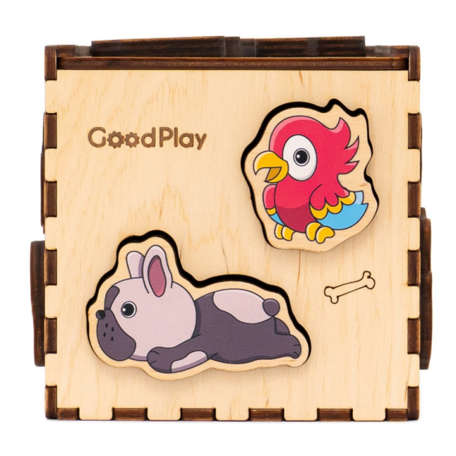 Развивающие игрушки - Кубик-сортер Good Play Домашние животные (CUB-4-009)#3