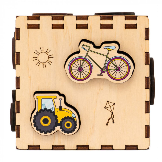 Розвивальні іграшки - Кубик-сортер Good Play Транспорт (CUB-4-011)#4