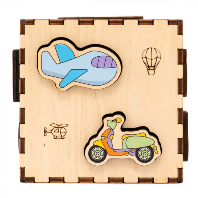 Розвивальні іграшки - Кубик-сортер Good Play Транспорт (CUB-4-011)#5