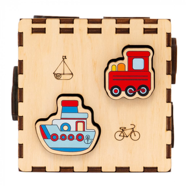 Розвивальні іграшки - Кубик-сортер Good Play Транспорт (CUB-4-011)#6