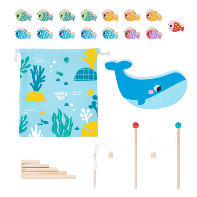 Развивающие игрушки - Развивающая игрушка Tookytoy Рыбалка магнитная (TH698)#2