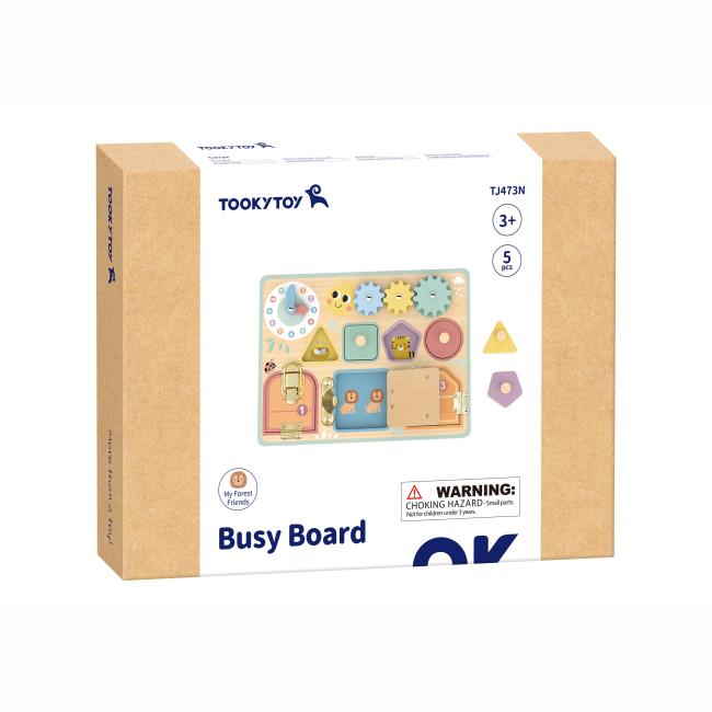 Розвивальні іграшки - Розвивальна іграшка Tookytoy Бізіборд (TJ473N)#3