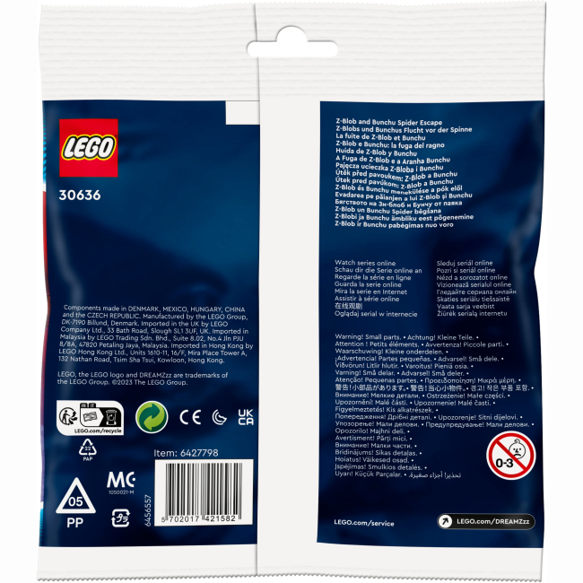 Конструкторы LEGO - Конструктор LEGO DREAMZzz Побег Z-Blob и Бунча от паука (30636)#3