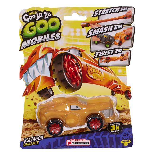 Антистрес іграшки - Стретч-антистрес Goo Jit Zu Герої Гуджитсу Машинка Блейзагон (123653)#2