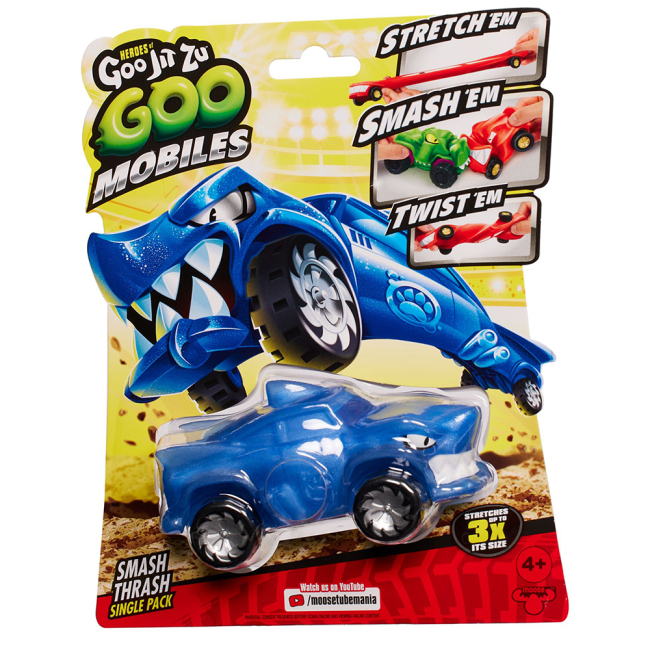 Антистрес іграшки - Стретч-антистрес Goo Jit Zu Герої Гуджитсу Машинка Траш (123654)#2