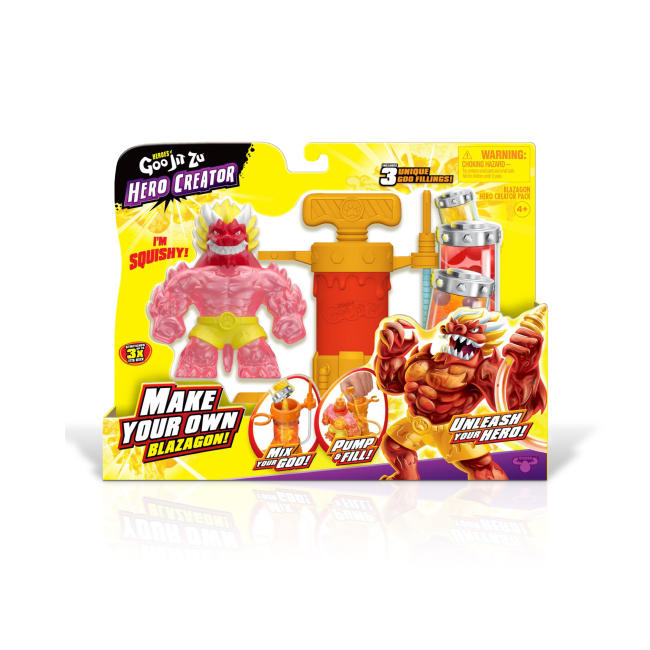 Антистресс игрушки - Игровой набор Goo Jit Zu Hero creator Блэйзагон (123663)#3