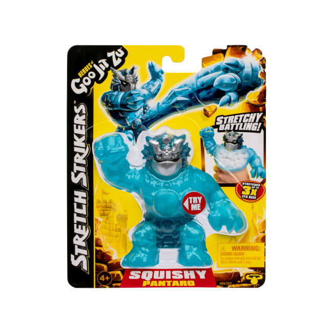 Антистрес іграшки - Cтретч-антистрес Goo Jit Zu Stretch strikers Пантаро (123643)#2