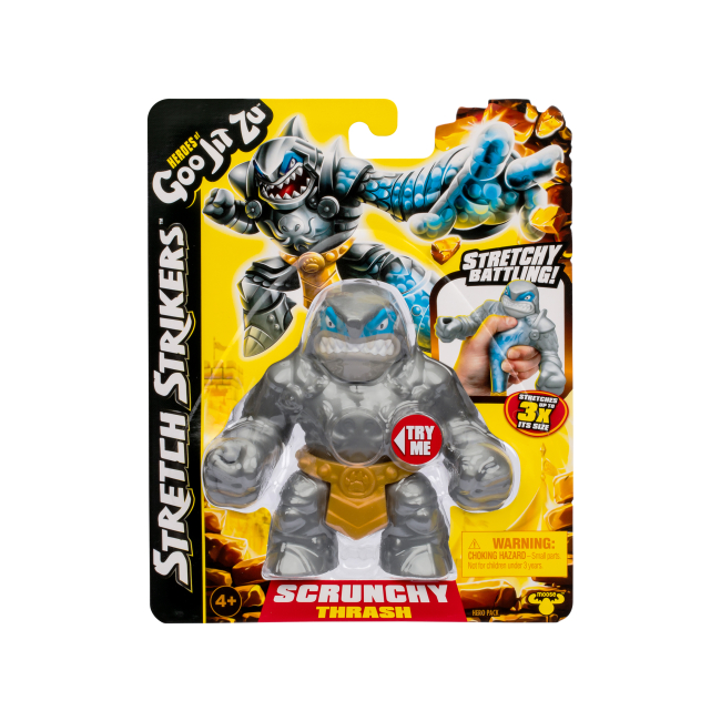 Антистрес іграшки - Cтретч-антистрес Goo Jit Zu Stretch strikers Траш (123644)#2