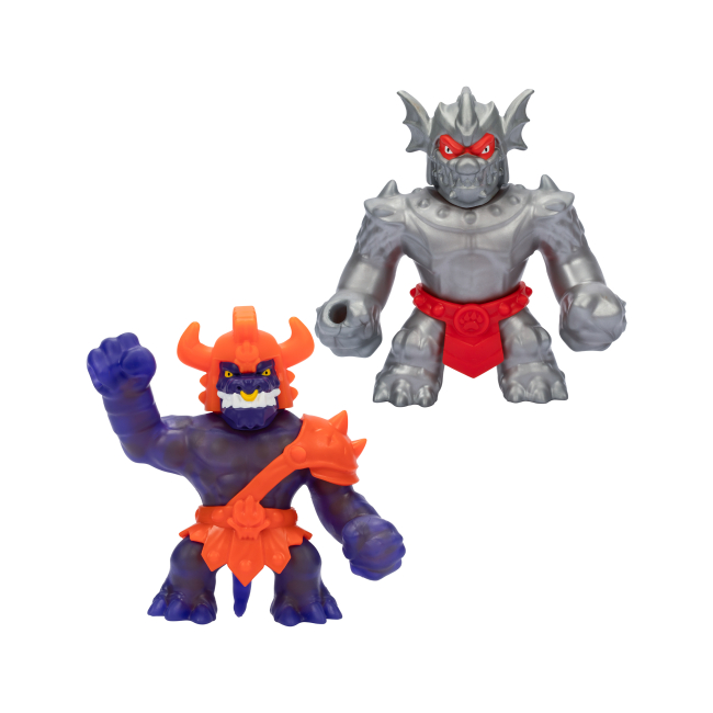 Антистресс игрушки - Набор стретч-антистресс Goo Jit Zu Stretch strikers Блейзагон и Корруптогон (123649)#2