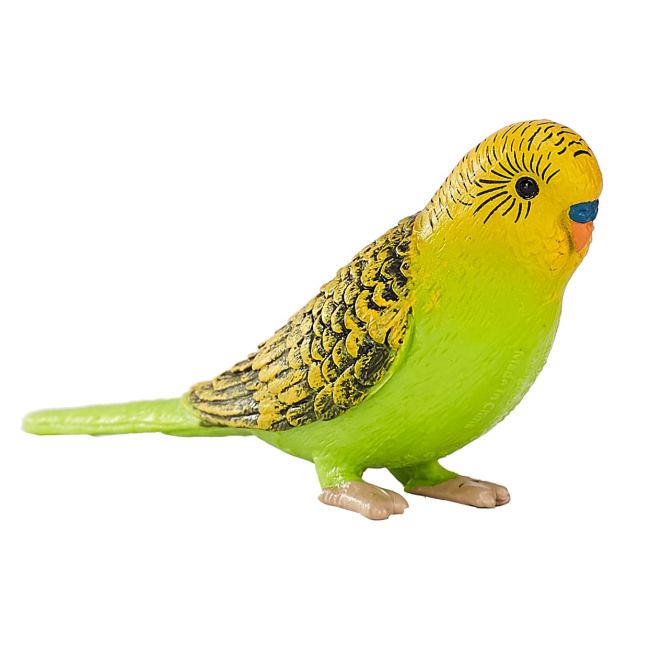 Фигурки животных - Фигурка Mojo Волнистый попугай зеленый (387262)#2