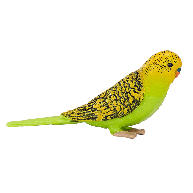Фигурки животных - Фигурка Mojo Волнистый попугай зеленый (387262)#3