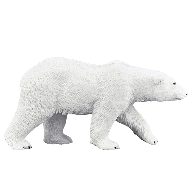 Фигурки животных - Фигурка Mojo Белый медведь (387183)#2
