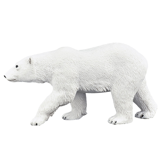 Фигурки животных - Фигурка Mojo Белый медведь (387183)#4