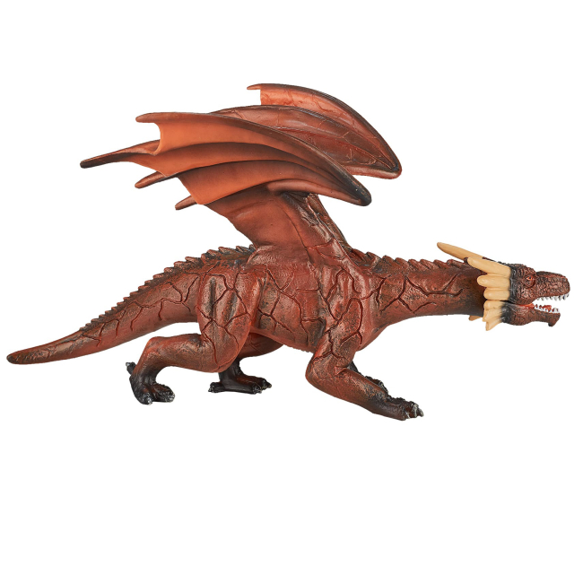 Фигурки животных - Фигурка Mojo Огненный дракон (387253)#4