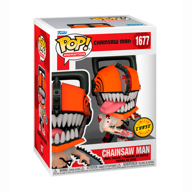 Фигурки персонажей - Игровая фигурка Funko Pop Человек-бензопила Сhase (80324)#3