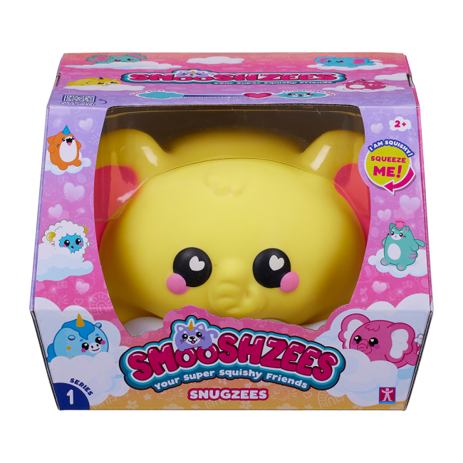 Антистресс игрушки - Игрушка-антистресс Smooshzees Snugzees Слон Кастед (8237)#4