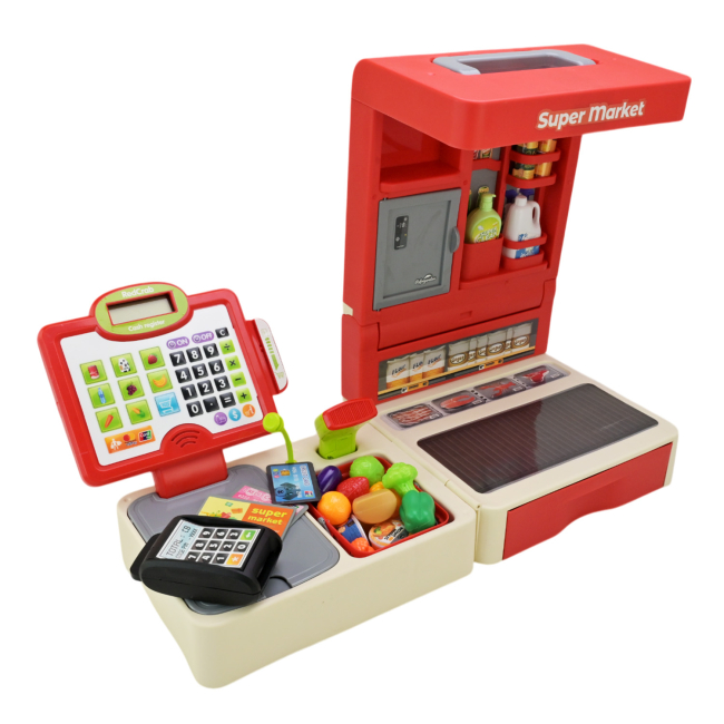 Наборы профессий - Игровой набор Shantou Jinxing Супермаркет 57 предметов (HS5599)#2