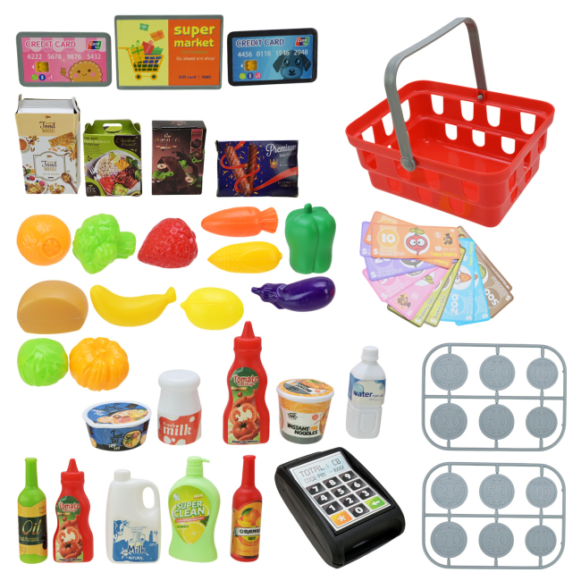 Наборы профессий - Игровой набор Shantou Jinxing Супермаркет 57 предметов (HS5599)#3