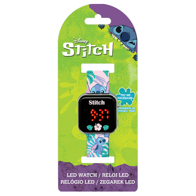 Смарт-годинники та фітнес браслети - Годинник Kids Licensing Stitch led (LAS4091)#2