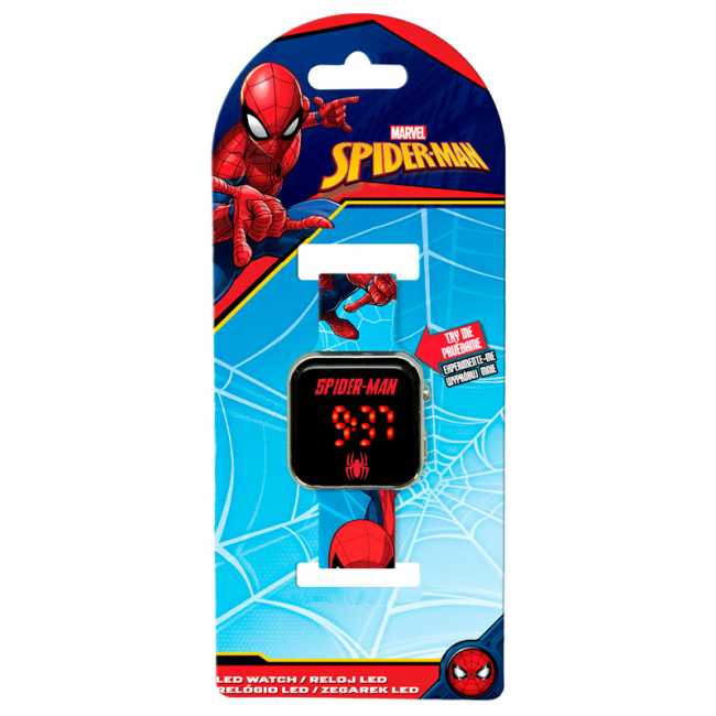 Смарт-часы и фитнес браслеты - Часы Kids Licensing Spiderman led (SPD4987)#2