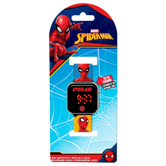 Смарт-часы и фитнес браслеты - Часы Kids Licensing Spiderman led (SPD4903)#2