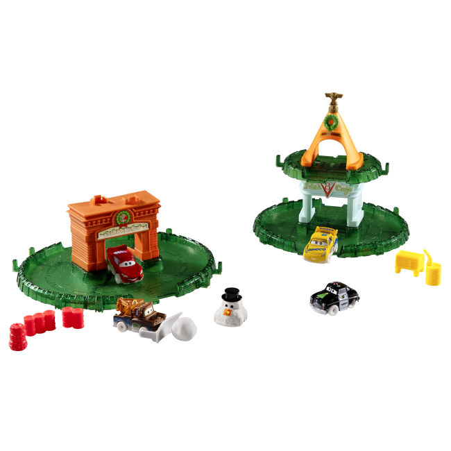 Автомодели - Адвент-календарь Cars Disney Тачки с минигонщиками (HXT34)#2