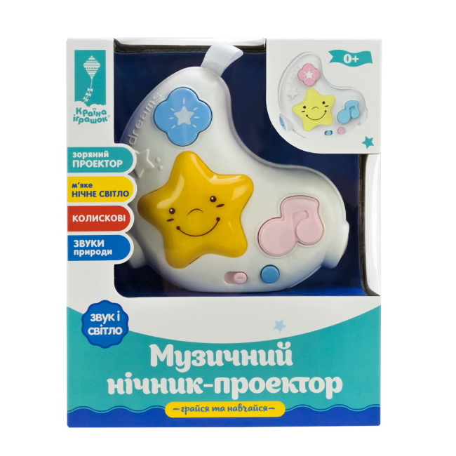 Нічники, проектори - Нічник Країна Іграшок Музичний з пультом керування (PL-724-07)#4
