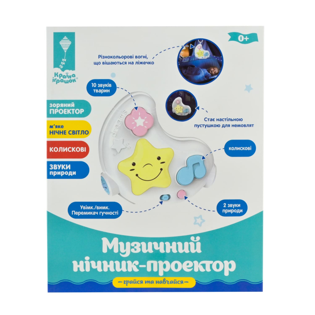 Нічники, проектори - Нічник Країна Іграшок Музичний з пультом керування (PL-724-07)#6