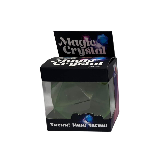 Антистресс игрушки - Игрушка-антистресс Monster Gum Крутой замес Magic crystal зеленая (CKS-10783/1)#2