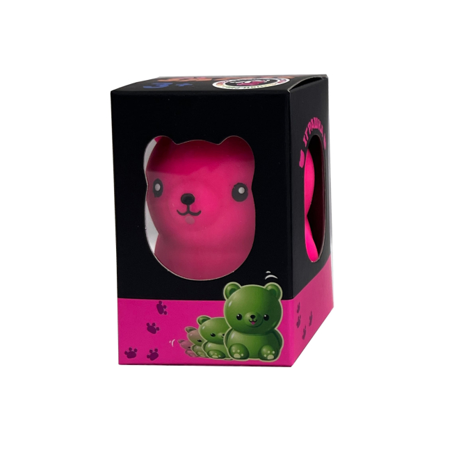 Антистрес іграшки - Іграшка-антистрес Monster Gum Крутий заміс Marshmallow bear рожева (CKS-10776/1)#2