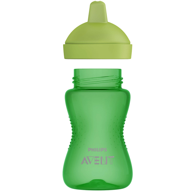 Товари для догляду - Поїльник Avent з твердим носиком зелений (SCF804/03)#2